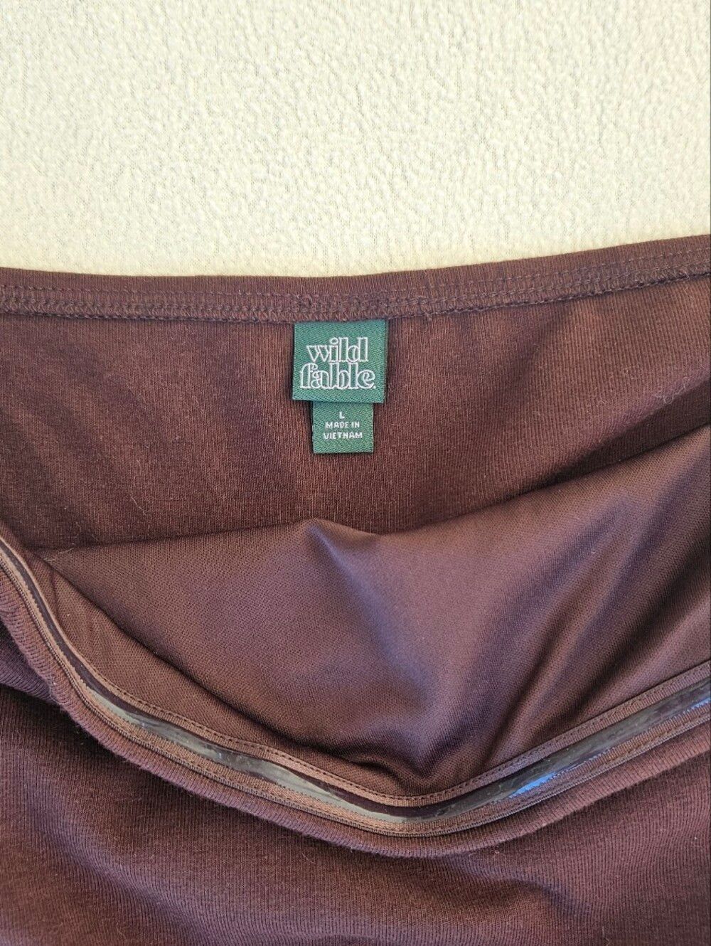 Wild Fable Chocolate Brown Strapless Tube Top Size L - Picture 7 of 9